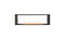Ecosmart Fire Flex 68DB Double Sided Fireplace Insert - Black Finish / Stainless Steel Burner - ESF.FX.68DB